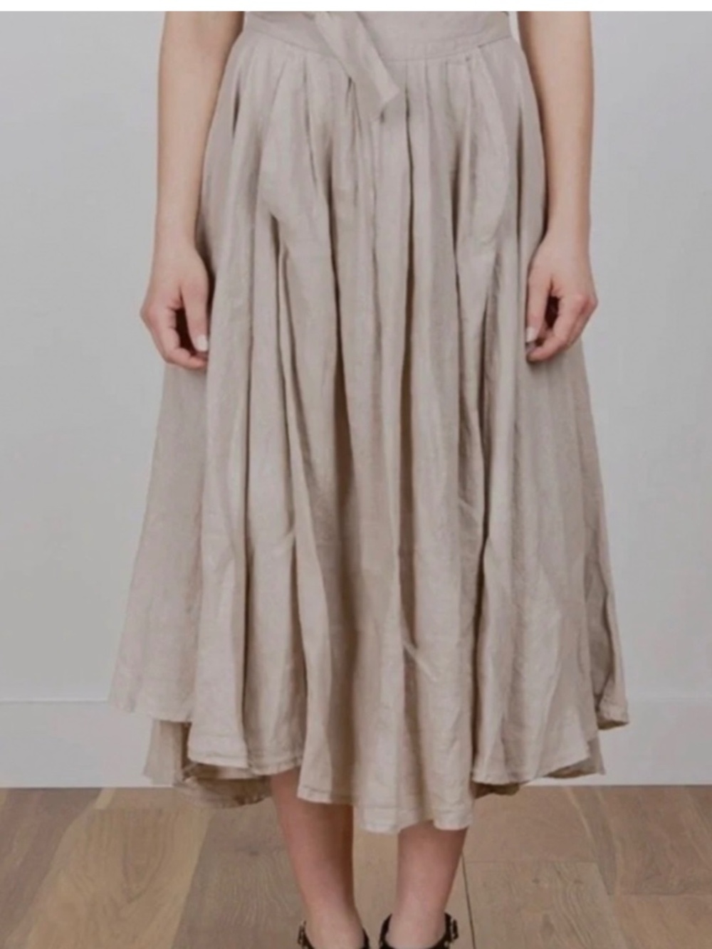 Black Crane Wrap skirt